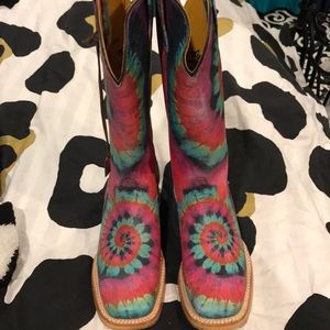 Tin Haul Tie Dye Boots